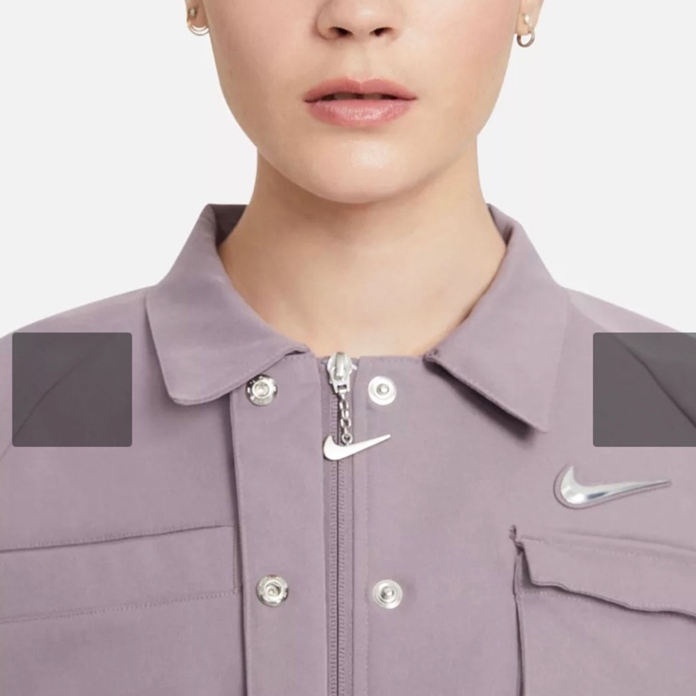 Nike Women's Sportswear Swoosh Woven Jacket - Picture 3 of 5